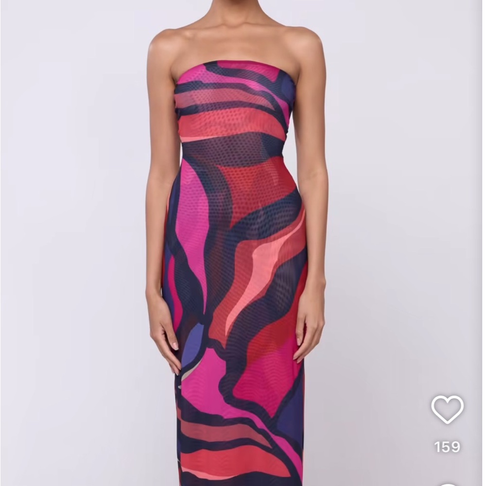 RESA demi dress in picasso NWOT